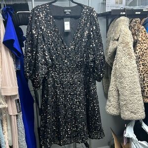 City Chic Women's Apparel Women's City Chic Plus Size Dress Scattered Glow